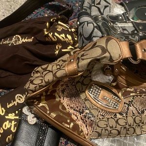 Baby Phat Vintage Purse and Matching Wallet & Guess Vintage 90’s shoulder bags